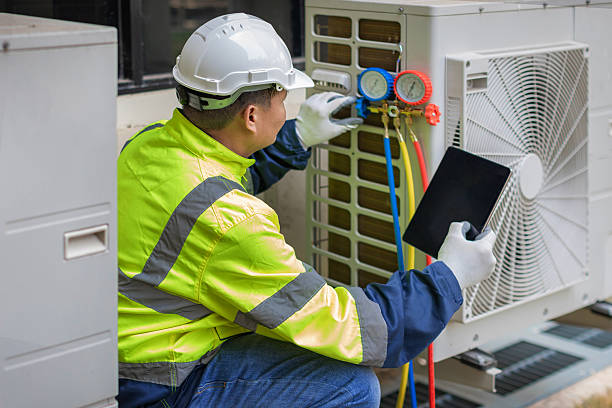 Professional Hvac Installation technician working in Bernhards Bay, NY